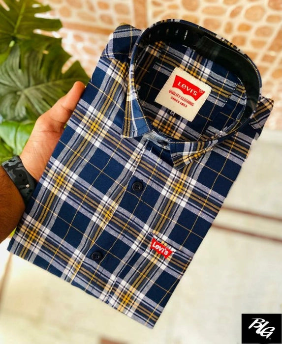 Mens Levi's Full Sleeve Check Shirts in Pack of 3