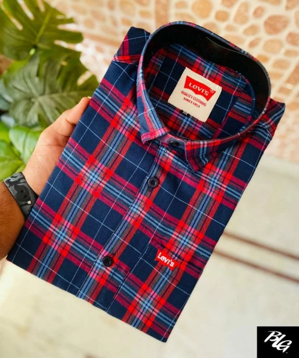 Mens Levi's Full Sleeve Check Shirts in Pack of 3