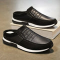 Korean Leather Shoes Style Slip-On Shoes I Stylish Without Laces Shoes